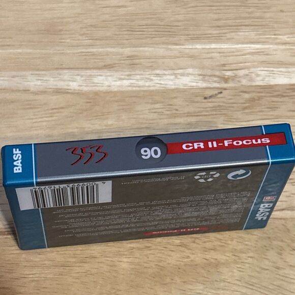 BASF Cr II 353 FOCUS 90 BLANK CASSETTE TAPE TYPE II SEALED - Position Chrome - Picture 2 of 5
